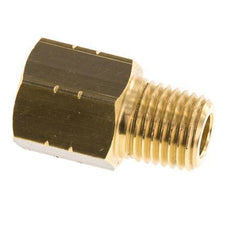anillo reductor de latón 1/4'' NPT x G 1/4'' M/F 16 Bar - Hidráulico