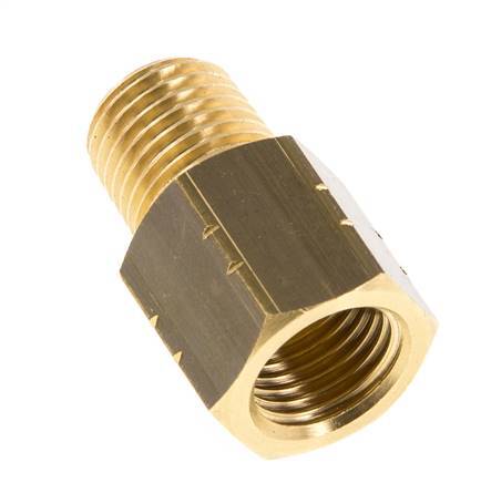 anillo reductor de latón 1/4'' NPT x G 1/4'' M/F 16 Bar - Hidráulico