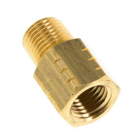 R 1/4'' x 1/4'' NPT M/F Anillo Reductor de Latón 16 Bar - Hidráulico