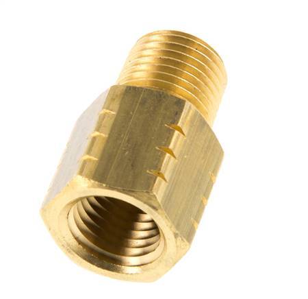 R 1/4'' x 1/4'' NPT M/F Anillo Reductor de Latón 16 Bar - Hidráulico