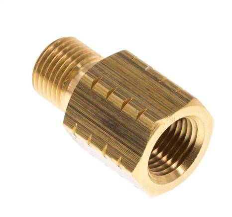 G 1/8'' x 1/8'' NPT M/F Anillo reductor de latón 16 Bar - Hidráulico
