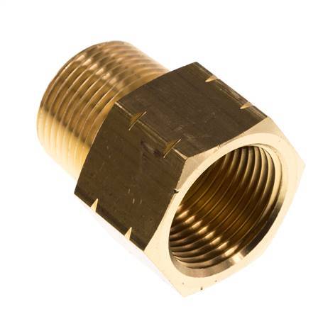 anillo reductor de latón 3/4'' NPT x G 3/4'' M/F 16 Bar - Hidráulico