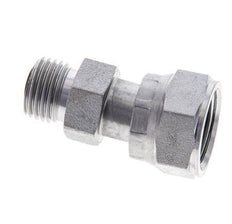 UN 11/16''-16 x UNF 9/16''-18 M/F Adaptador reductor de acero galvanizado ORFS 630 Bar - Hidráulico