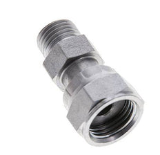 UN 11/16''-16 x UNF 9/16''-18 M/F Adaptador reductor de acero galvanizado ORFS 630 Bar - Hidráulico