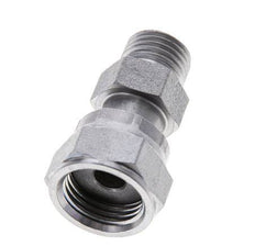 UN 11/16''-16 x UNF 9/16''-18 M/F Adaptador reductor de acero galvanizado ORFS 630 Bar - Hidráulico