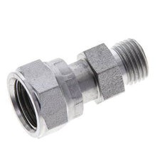 UN 11/16''-16 x UNF 9/16''-18 M/F Adaptador reductor de acero galvanizado ORFS 630 Bar - Hidráulico