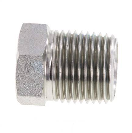 1/2'' NPT x 1/4'' NPT M/F Anillo reductor de acero galvanizado 210 Bar - Hidráulico