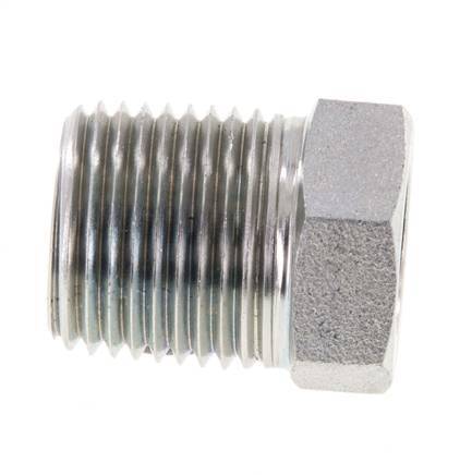 1/2'' NPT x 1/4'' NPT M/F Anillo reductor de acero galvanizado 210 Bar - Hidráulico