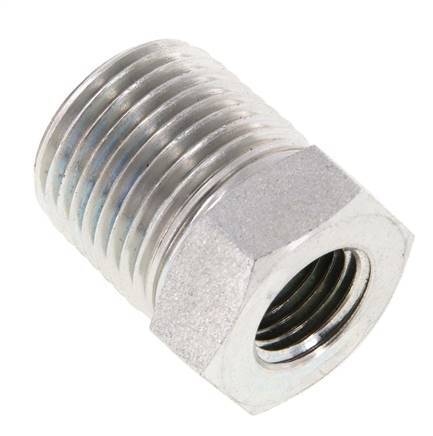 1/2'' NPT x 1/4'' NPT M/F Anillo reductor de acero galvanizado 210 Bar - Hidráulico