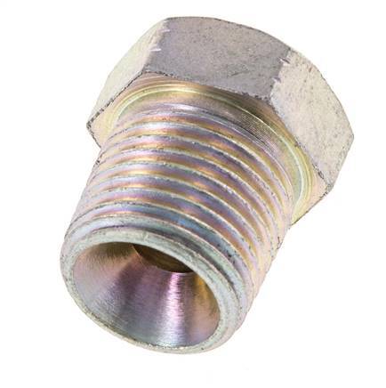 1/2'' NPT x 1/8'' NPT M/F Anillo reductor de acero galvanizado 210 Bar - Hidráulico