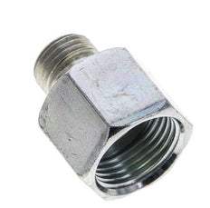UN 13/16''-16 x UNF 9/16''-18 M/F Adaptador reductor de acero galvanizado ORFS 630 Bar - Hidráulico
