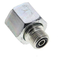UN 13/16''-16 x UNF 9/16''-18 M/F Adaptador reductor de acero galvanizado ORFS 630 Bar - Hidráulico