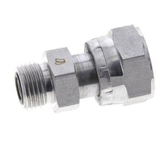 UN 13/16''-16 x UN 11/16''-16 M/F Adaptador reductor de acero galvanizado ORFS 630 Bar - Hidráulico