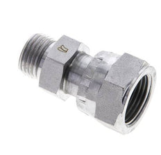 UN 13/16''-16 x UN 11/16''-16 M/F Adaptador reductor de acero galvanizado ORFS 630 Bar - Hidráulico