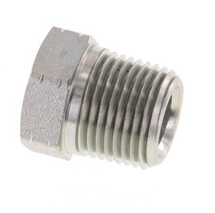 3/8'' NPT x 1/4'' NPT M/F Anillo reductor de acero galvanizado 210 barras - Hidráulico [2 piezas]