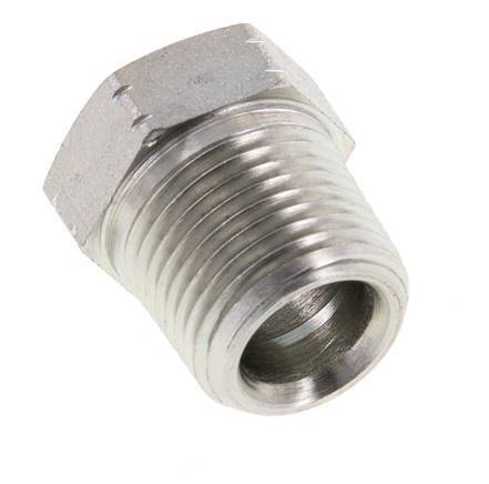 3/8'' NPT x 1/4'' NPT M/F Anillo reductor de acero galvanizado 210 barras - Hidráulico [2 piezas]