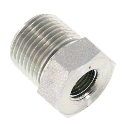 3/8'' NPT x 1/8'' NPT M/F Anillo reductor de acero galvanizado 210 Bar - Hidráulico
