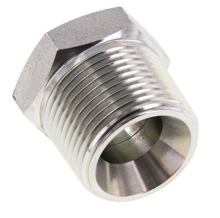 1'' NPT x 1/2'' NPT M/F Anillo reductor de acero galvanizado 140 Bar - Hidráulico
