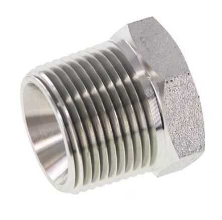 1'' NPT x 1/2'' NPT M/F Anillo reductor de acero galvanizado 140 Bar - Hidráulico