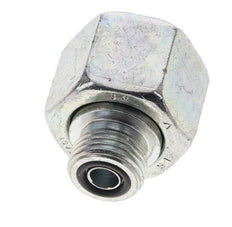 Adaptador reductor de acero galvanizado UNS 1''-14 x UN 11/16''-16 M/F ORFS 400 Bar - Hidráulico