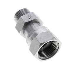 Adaptador reductor de acero galvanizado UNS 1''-14 x UN 13/16''-16 M/F ORFS 400 Bar - Hidráulico