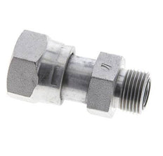 Adaptador reductor de acero galvanizado UNS 1''-14 x UN 13/16''-16 M/F ORFS 400 Bar - Hidráulico