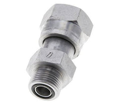 Adaptador reductor de acero galvanizado UNS 1''-14 x UN 13/16''-16 M/F ORFS 400 Bar - Hidráulico