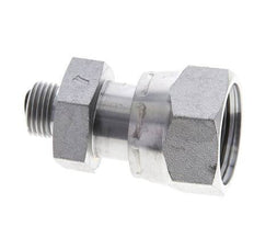 UN 1-3/16''-12 x UN 11/16''-16 M/F Adaptador reductor de acero galvanizado ORFS 400 Bar - Hidráulico