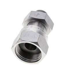 UN 1-3/16''-12 x UN 11/16''-16 M/F Adaptador reductor de acero galvanizado ORFS 400 Bar - Hidráulico