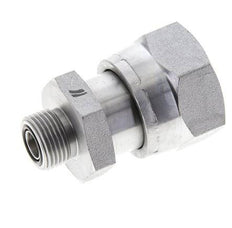 UN 1-7/16''-12 x UN 13/16''-16 F/M Adaptador Reductor de Acero Cincado ORFS 400 Bar - Hidráulico