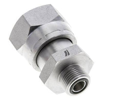 UN 1-7/16''-12 x UN 13/16''-16 F/M Adaptador Reductor de Acero Cincado ORFS 400 Bar - Hidráulico