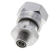 UN 1-7/16''-12 x UN 13/16''-16 F/M Adaptador Reductor de Acero Cincado ORFS 400 Bar - Hidráulico