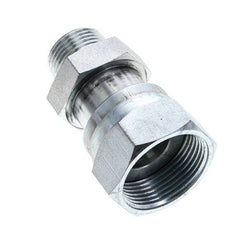UN 1-7/16''-12 x UNS 1''-14 F/M Adaptador reductor de acero galvanizado ORFS 400 Bar - Hidráulico