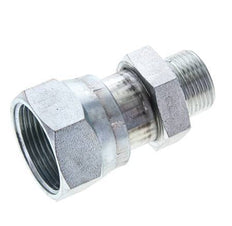 UN 1-7/16''-12 x UNS 1''-14 F/M Adaptador reductor de acero galvanizado ORFS 400 Bar - Hidráulico