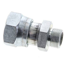 UN 1-7/16''-12 x UNS 1''-14 F/M Adaptador reductor de acero galvanizado ORFS 400 Bar - Hidráulico