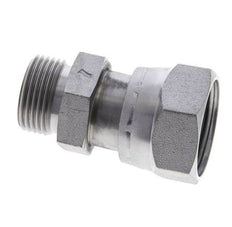 UN 1-7/16''-12 x UN 1-3/16''-12 F/M Adaptador Reductor de Acero Cincado ORFS 400 Bar - Hidráulico