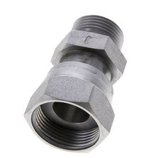 UN 1-7/16''-12 x UN 1-3/16''-12 F/M Adaptador Reductor de Acero Cincado ORFS 400 Bar - Hidráulico