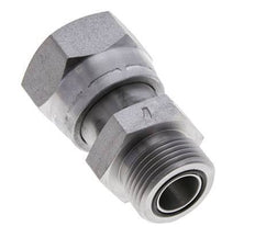 UN 1-7/16''-12 x UN 1-3/16''-12 F/M Adaptador Reductor de Acero Cincado ORFS 400 Bar - Hidráulico