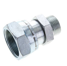 UN 1-11/16''-12 x UN 1-3/16''-12 F/M Adaptador Reductor de Acero Cincado ORFS 250 Bar - Hidráulico