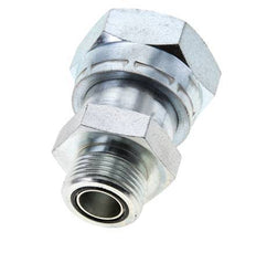 UN 1-11/16''-12 x UN 1-3/16''-12 F/M Adaptador Reductor de Acero Cincado ORFS 250 Bar - Hidráulico