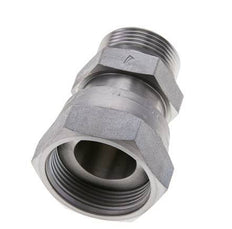 UN 1-11/16''-12 x UN 1-7/16''-12 F/M Adaptador Reductor de Acero Cincado ORFS 250 Bar - Hidráulico