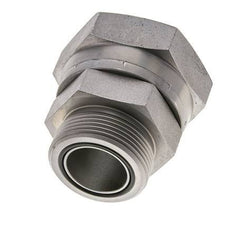 UN 2''-12 x UN 1-11/16''-12 M/F Adaptador Reductor de Acero Cincado ORFS 250 Bar - Hidráulico