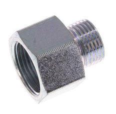 M18 x M22 M/F Adaptador reductor de acero galvanizado 40 Bar - Hidráulico
