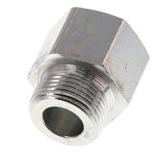 M22 x G 3/8'' M/F Adaptador Reductor de Acero Cincado 40 Bar - Hidráulico
