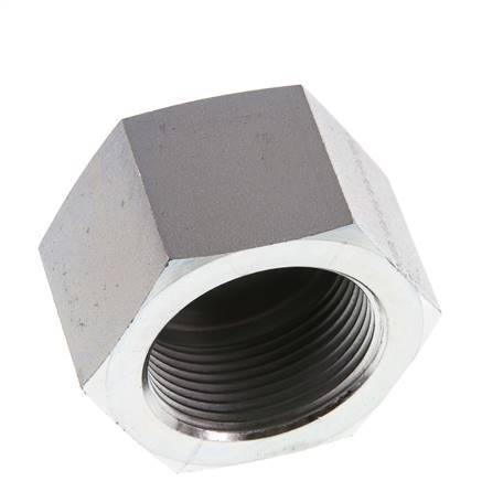 G 1/2'' x G 1 1/4'' M/F Adaptador Reductor de Acero Cincado 400 Bar - Hidráulico