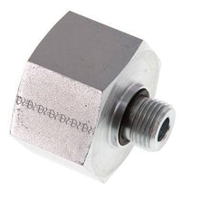 G 1/2'' x G 1 1/4'' M/F Adaptador Reductor de Acero Cincado 400 Bar - Hidráulico