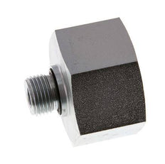 G 1/2'' x G 1 1/4'' M/F Adaptador Reductor de Acero Cincado 400 Bar - Hidráulico