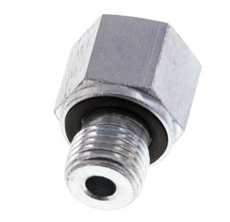 G 1/4'' x G 1/8'' M/F Adaptador reductor de acero cincado 630 barra - hidráulica [2 piezas]