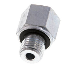 G 1/4'' x G 1/8'' M/F Adaptador reductor de acero cincado 630 barra - hidráulica [2 piezas]