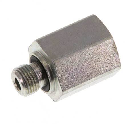 G 1/8'' x G 1/4'' M/F Adaptador reductor de acero cincado 630 barra - hidráulica [2 piezas]